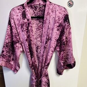 Fredrick’s of Hollywood satin robe